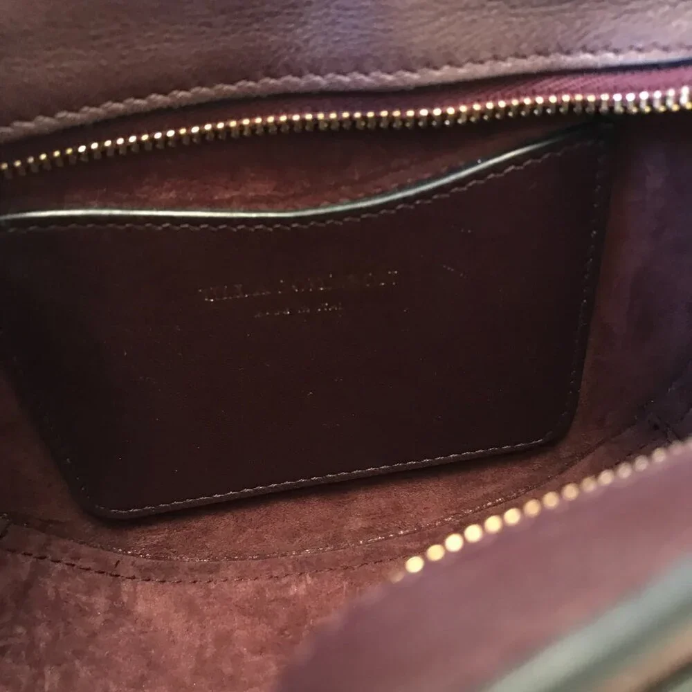 Ulla Johnson Mira Crossbody Shoulder Bag Purse Womens Brown Tiger Eye Leather